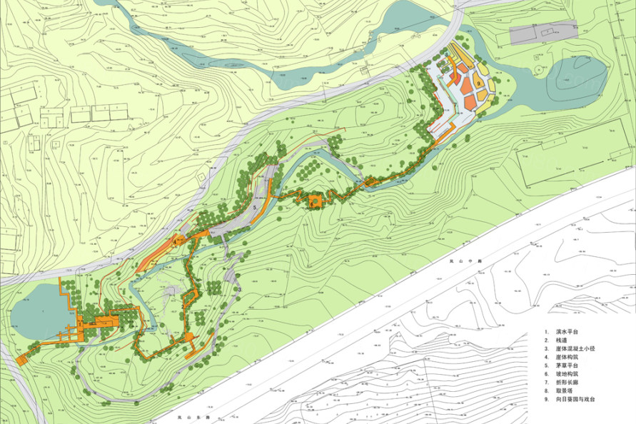 Mountain Park山东半岛山体公园景观设计半岛山体公园总平面图