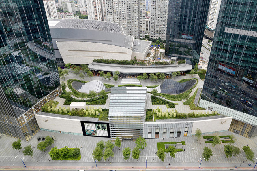 中国广州Taikoo Hui 屋顶花园和城市广场景观设计