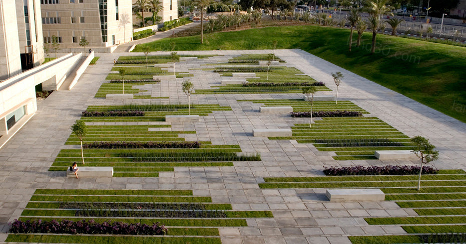 BGU University Entrance Square大学校园中央广场景观规划设计BGU University Entrance Square大学校园中央 ...