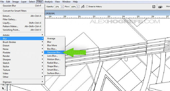 SketchUp+photoshop快速渲染制作建筑景观效果图教程