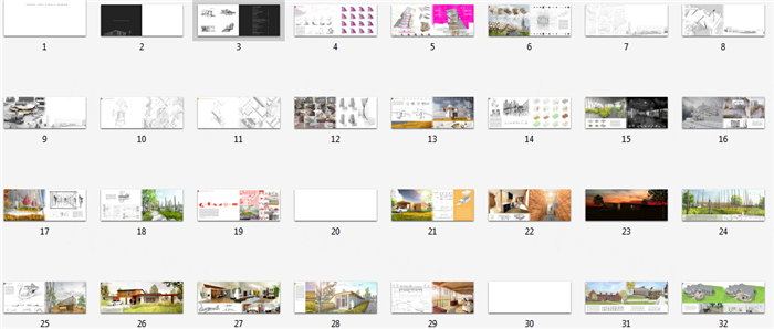 Landscape architectural Portfolio景观建筑环艺专业毕业作品集