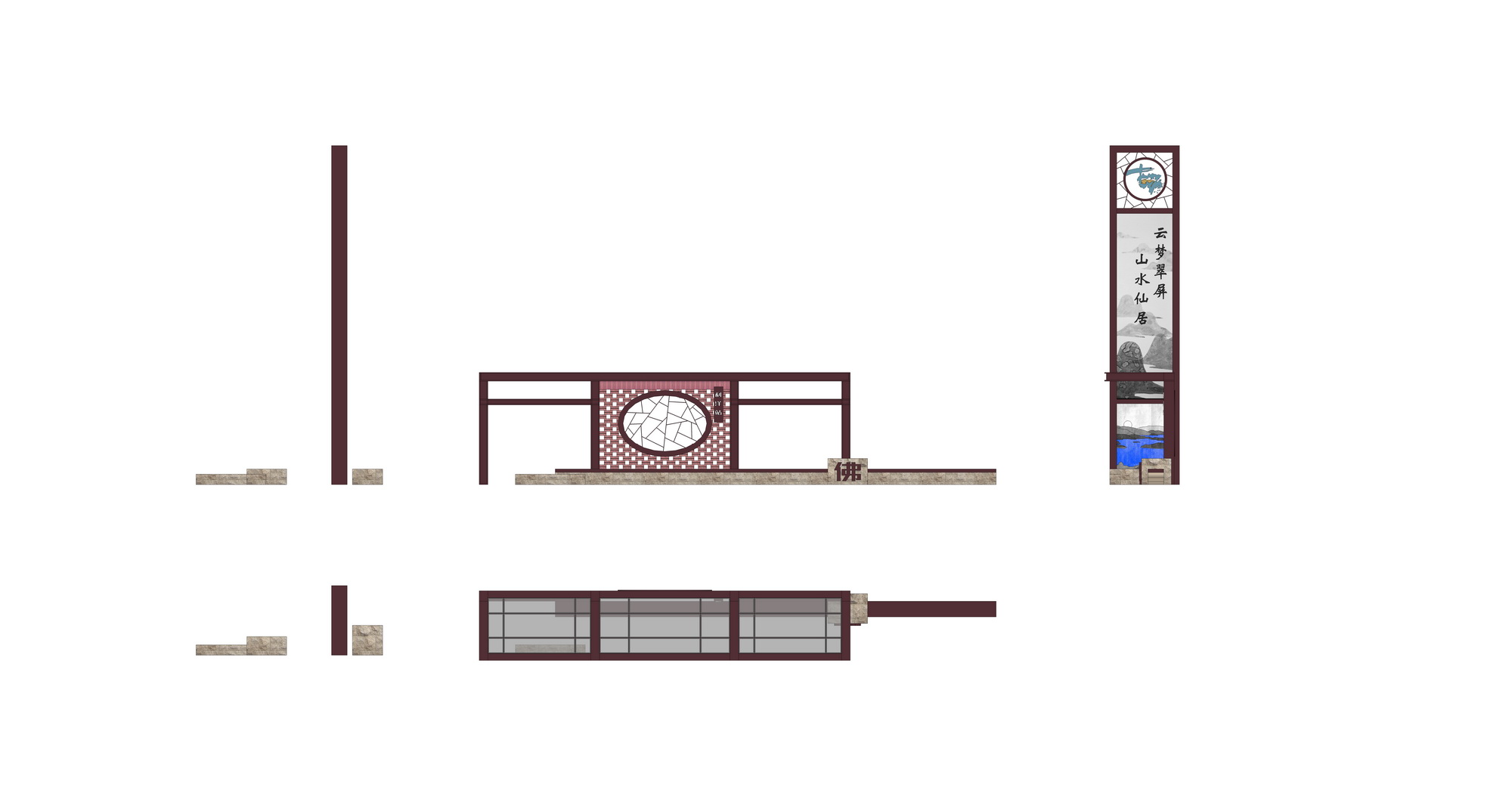 现代公交站台模型 基本模型都隐藏在su文件里_公交站02.jpg