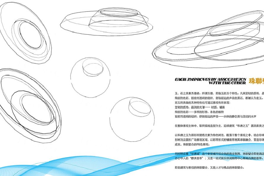 山西大同华唐城景观方案完整概念设计文本