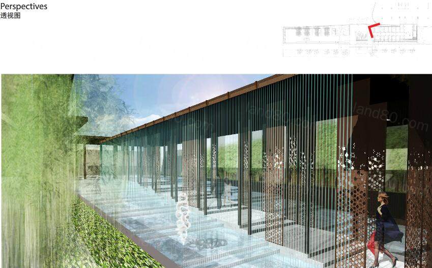 重庆东原某住宅示范区-样板房屋顶花园景观设计方案文本