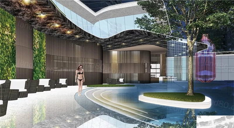 新亚洲风格高端楼盘住宅示范区及大区景观设计方案文本