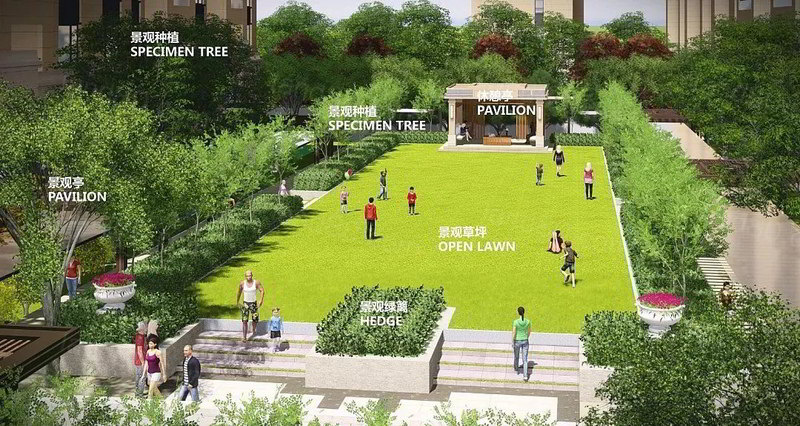 新亚洲风格居住区-高端豪宅展示区景观设计方案文本