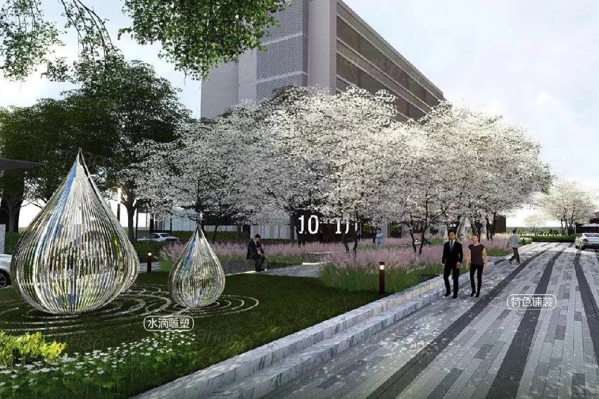 上海某商业综合体-商业办公空间景观设计方案文本