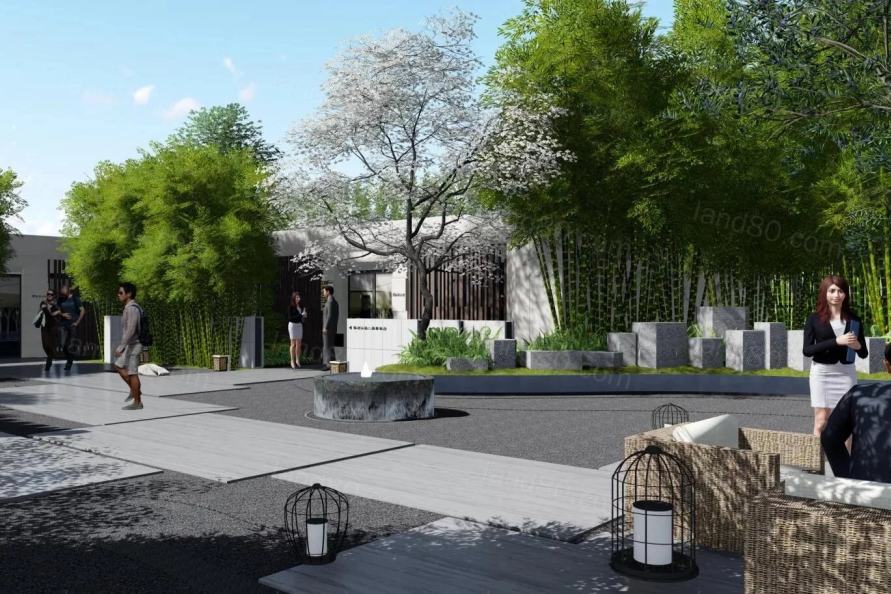重庆某高端住宅示范区及售楼部景观设计方案文本