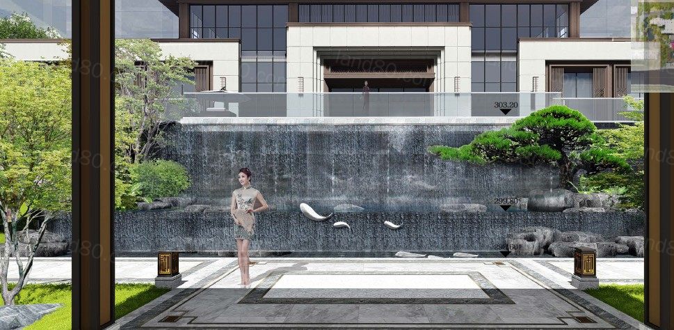  新中式风格-千年文脉底蕴高品质住宅社区设计方案