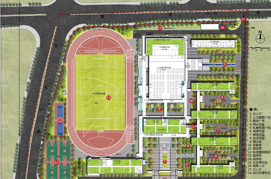 开放的学校公共空间+屋顶花园+雨水花园-现代学校某中学绿化园林景观设计方案_zos21-10-20_594.jpg