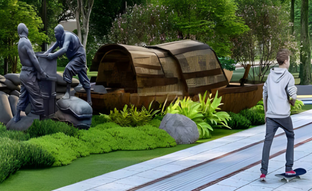 高速路绿化带升级园林景观施工图绿化景观提升施工图道路绿化园建植物水电施工图