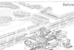 手绘建筑景观表现-鼠绘上色PSD分层效果图perspective to 景观80+