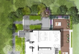 PSD下载-私家花园别墅庭院园林景观设计总平面图 to 景观80+