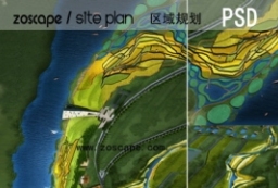 Master plan-urban planning-California Riverside landscape design to 景观80+