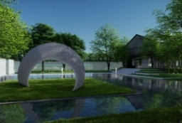运河文化纺织文化-常州某滨河地产项目样板区展示区景观概念方案设计 to 景观80+