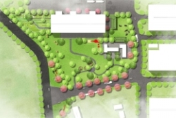 手绘风格牧场平面图-小清新农场庄园PSD彩色平面图 to 景观80+