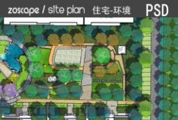 psd放大节点平面图-现代住区人居环境景观设计 to 景观80+