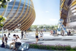 万达东方影都-万达商业广场-影视城商业街建筑景观设计方案文本 to 景观80+