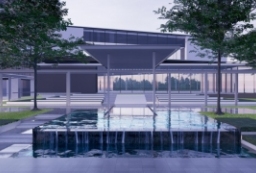 层叠跌水-现代极简-某滨江高端豪宅全龄社区住宅大区景观设计方案文本 to 景观80+