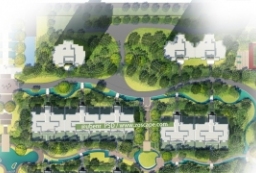 花园社区绿色住宅居住区景观小区PSD景观平面图下载 to 景观80+