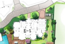 PSD别墅花园总平面图psd彩色分层别墅景观花园庭院总平面图 to 景观80+