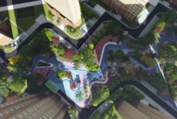 自然线条轮廓-海中绿岛-某品质居住区景观方案文本 to 景观80+