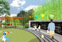 东原惠南住宅示范区景观设计方案文本+cad施工图 to 景观80+