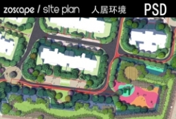 高档小区psd-住宅景观psd平面图 to 景观80+