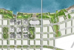 国际竞赛风格公园滨水湿地效果图设计PSD分层素材源文件 to 景观80+