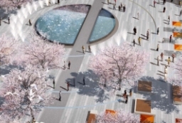 微地形在中心城区街头绿地应用-某城市主干道街头绿地-街头公园景观改造景观更新设计 to 景观80+