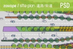 城市道路规划设计-道路景观设计总平面图 to 景观80+