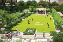 新亚洲风格居住区-高端豪宅展示区景观设计方案文本 to 景观80+