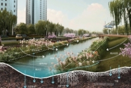 海绵城市生态大道-城市景观大道道路景观改造设计方案文本 to 景观80+