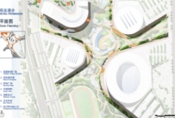 城市滨江体育公园-工业园区体育活动中心景观设计方案文本 to 景观80+