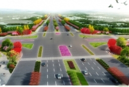 现代大道-生态绿道-碧水慢道-经济开发区环线道路+节点公园景观绿化设计方案 to 景观80+