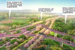 某国际机场航站楼航站区道路改造道路园林景观绿化工程 to 景观80+
