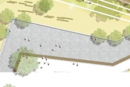 landscape planning rendering 街头绿地-口袋公园景观总平面图PSD to 景观80+