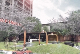 桃花流水-艺术主题-光影构图-某住宅区景观方案设计文本 to 景观80+