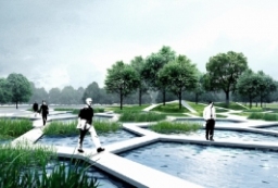 美的总部园区-办公大楼景观绿化设计方案文本 to 景观80+