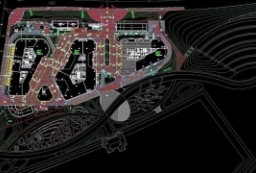 屋顶花园上海某\万科中心二期\景观方案+扩初阶段CAD+最终全套施工图（设计方案+扩初+施工图） to 景观80+